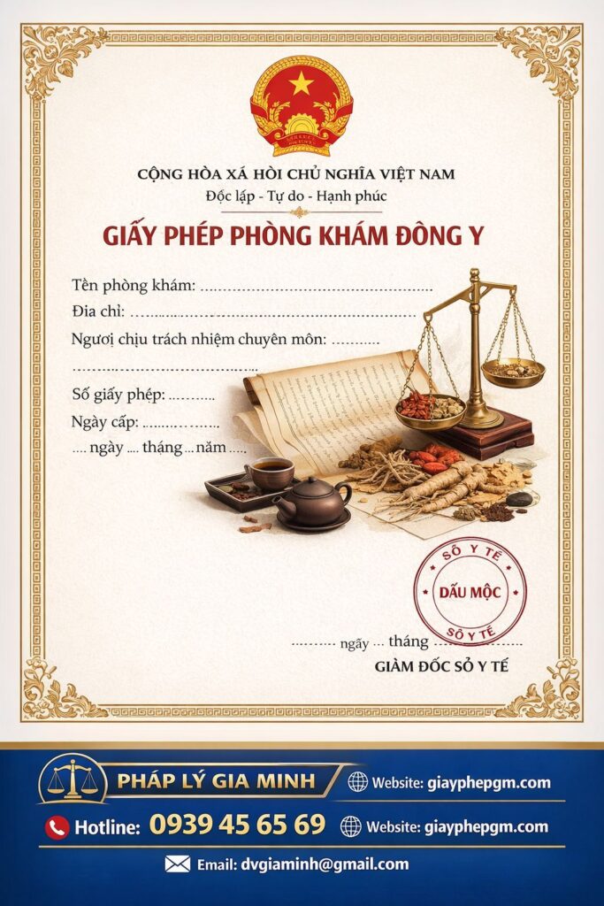 dịch vụ pháp lý mở phòng khám tư nhân