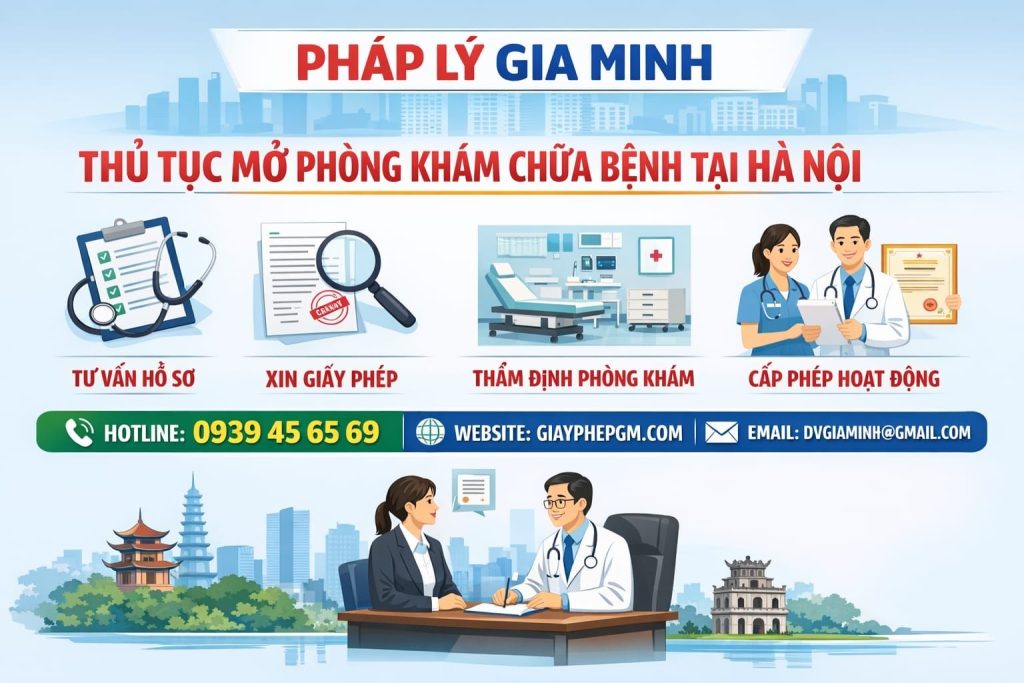 mở hộ kinh doanh phòng khám mắt tại hà nội