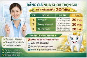 dịch vụ tư vấn mở phòng khám nha khoa