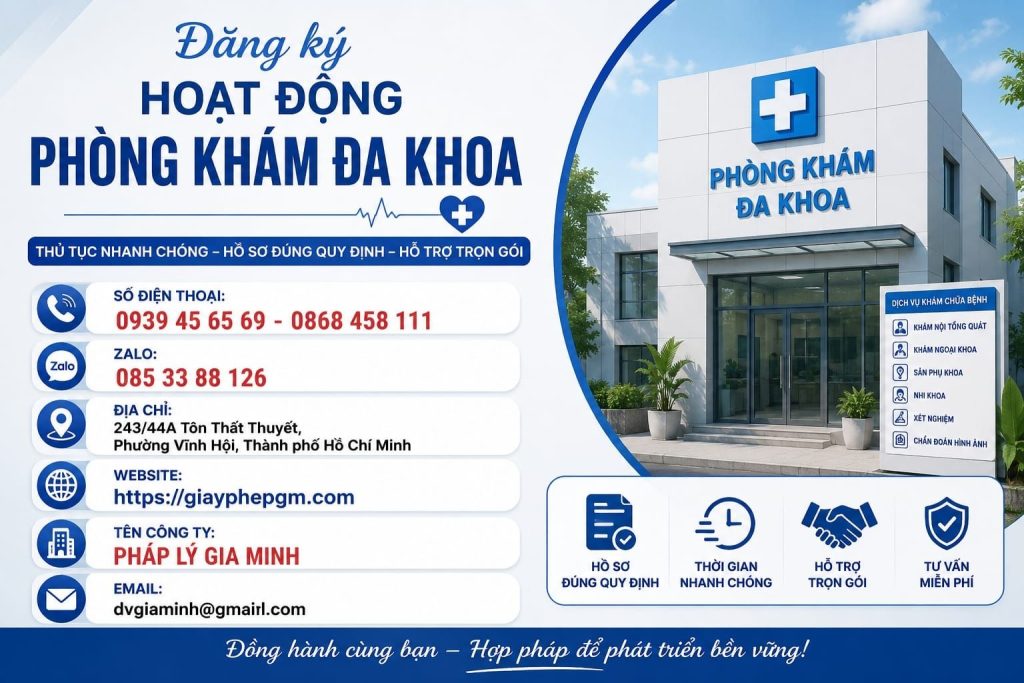 Đăng ký hoạt động phòng khám đa khoa Hà Nội