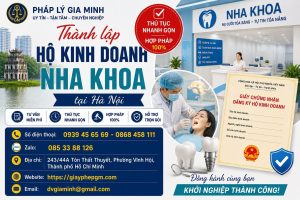 Thành lập hộ kinh doanh nha khoa tại Hà Nội