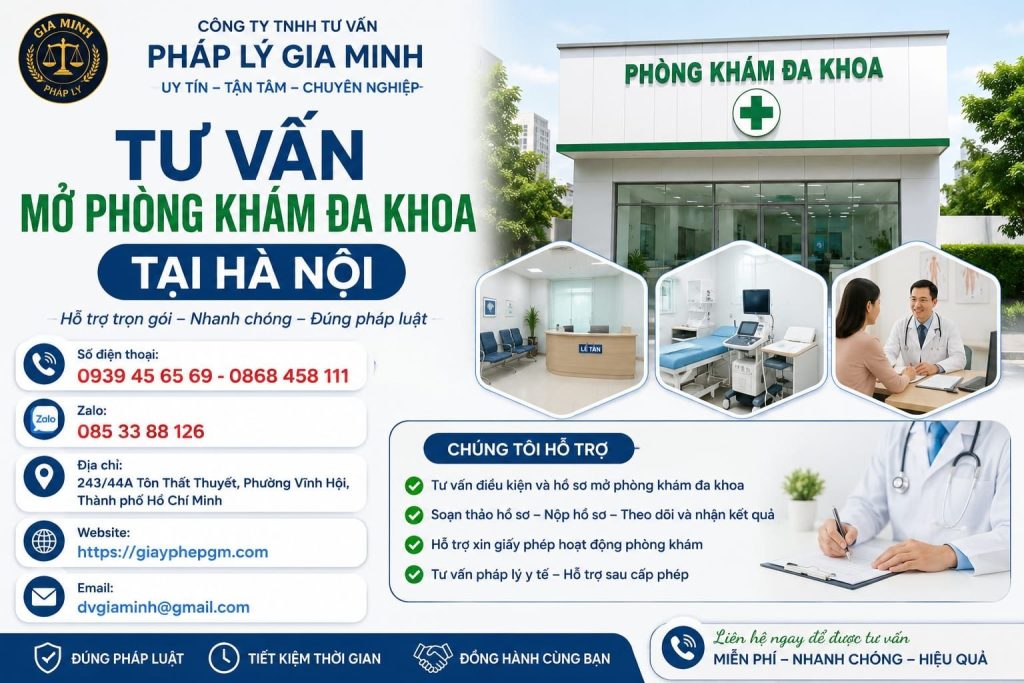 Tư vấn mở phòng khám đa khoa tại Hà Nội