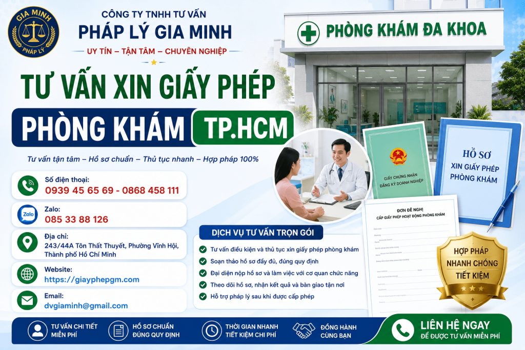 Tư vấn xin giấy phép phòng khám TP.HCM
