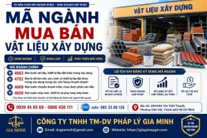 Mã Ngành Mua Bán Vật Liệu Xây Dựng