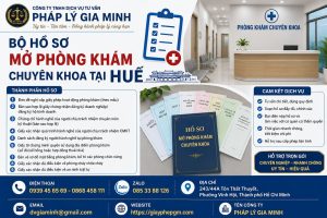 Bộ hồ sơ mở phòng khám chuyên khoa tại Huế