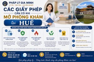 Các giấy phép cần có khi mở phòng khám tại Huế