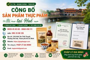 Công bố sản phẩm thực phẩm tại Huế