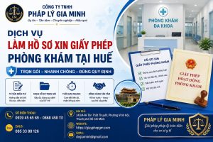 Dịch vụ làm hồ sơ xin giấy phép phòng khám tại Huế