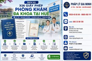 Dịch vụ xin giấy phép phòng khám đa khoa tại Huế