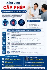 Điều kiện cấp phép phòng khám cơ xương khớp