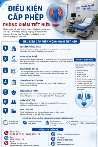 Điều kiện cấp phép phòng khám tiết niệu