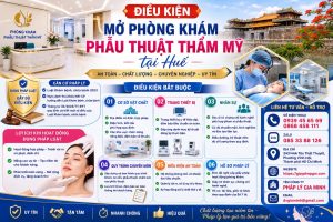 Điều kiện mở phòng khám phẫu thuật thẩm mỹ tại Huế