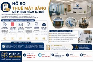 Hồ sơ thuê mặt bằng mở phòng khám tại Huế