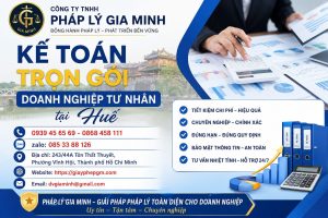 Kế toán trọn gói doanh nghiệp tư nhân tại Huế