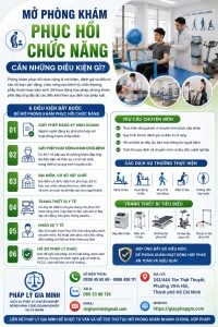 Mở phòng khám phục hồi chức năng cần những điều kiện gì