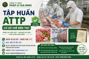 Tập huấn ATTP cơ sở chế biến thịt