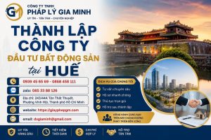Thành lập công ty đầu tư bất động sản tại Huế