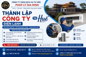Thành lập công ty điện lạnh tại Huế
