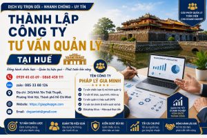 Thành lập công ty tư vấn quản lý tại Huế