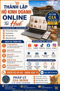 Thành lập hộ kinh doanh online tại Huế