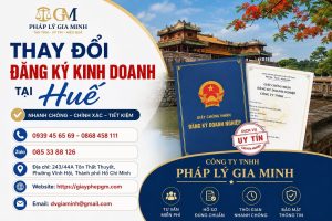Thay đổi đăng ký kinh doanh tại Huế