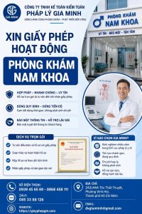 Xin giấy phép hoạt động phòng khám nam khoa