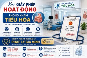 Xin giấy phép hoạt động phòng khám tiêu hóa