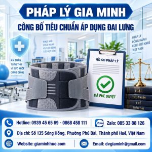 Công bố tiêu chuẩn áp dụng đai lưng