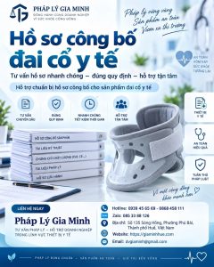 Hồ sơ công bố đai cổ y tế