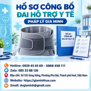 Hồ sơ công bố đai hỗ trợ y tế
