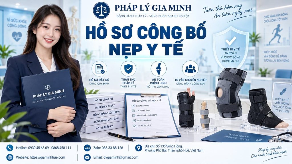 Hồ sơ công bố nẹp y tế đầy đủ theo quy định 1 Hồ sơ công bố nẹp y tế