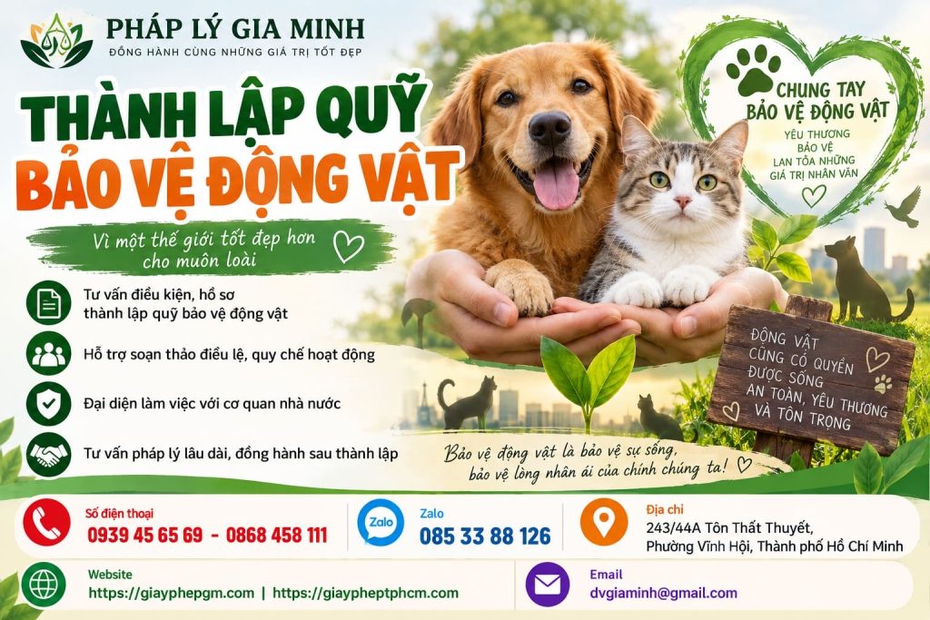 Thành lập quỹ bảo vệ động vật