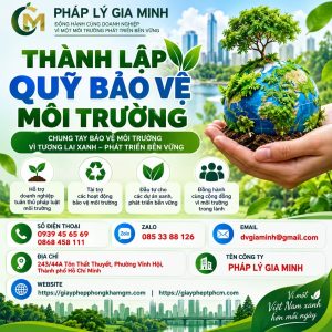 Thành lập quỹ bảo vệ môi trường