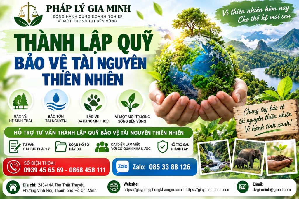 Thành lập quỹ bảo vệ tài nguyên thiên nhiên