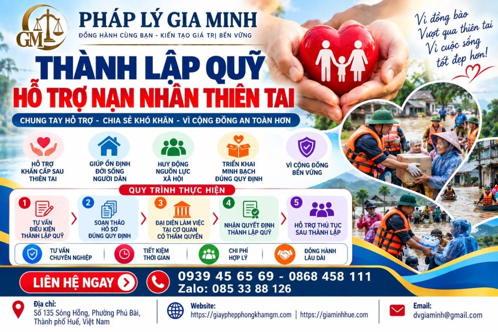Thành lập quỹ hỗ trợ nạn nhân thiên tai