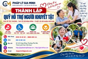 Thành lập quỹ hỗ trợ người khuyết tật