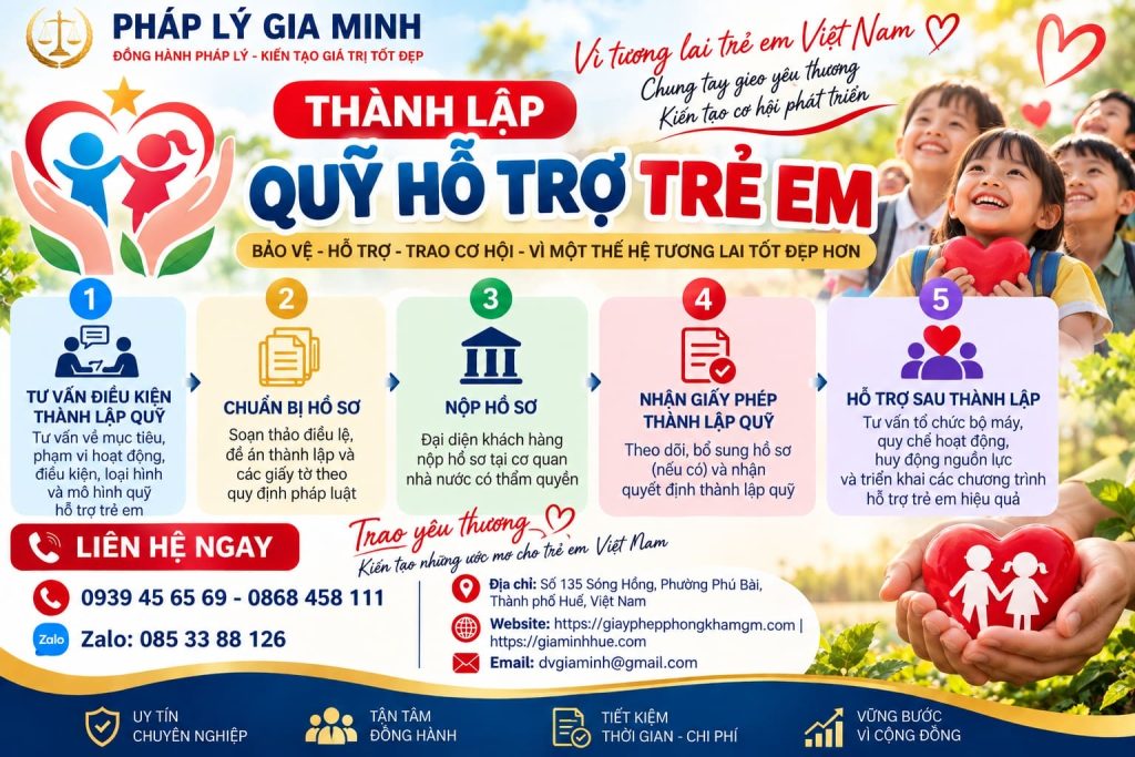 Thành lập quỹ hỗ trợ trẻ em