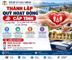 Thành lập quỹ hoạt động cấp tỉnh