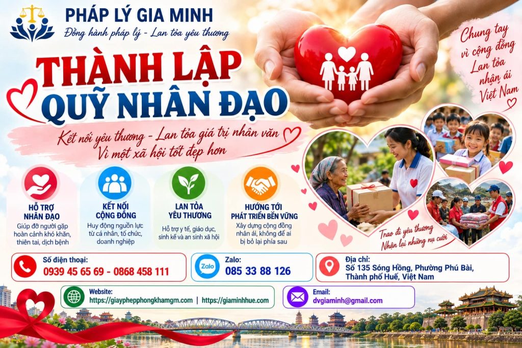 Thành lập quỹ nhân đạo
