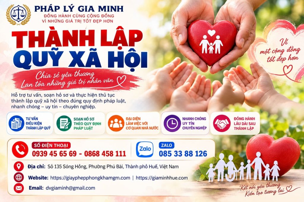 Thành lập quỹ xã hội 1 Thành lập quỹ xã hội