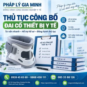Thủ tục công bố đai cổ thiết bị y tế