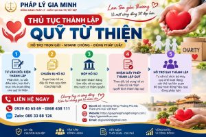 Thủ tục thành lập quỹ từ thiện