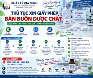 Thủ tục xin giấy phép bán buôn dược chất