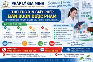 Thủ tục xin giấy phép bán buôn dược phẩm