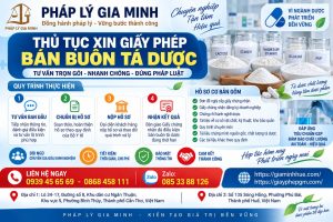 Thủ tục xin giấy phép bán buôn tá dược