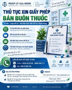Thủ tục xin giấy phép bán buôn thuốc