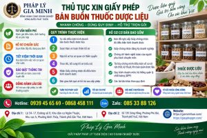 Thủ tục xin giấy phép bán buôn thuốc dược liệu