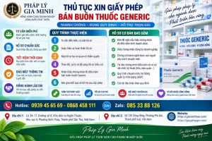 Thủ tục xin giấy phép bán buôn thuốc Generic