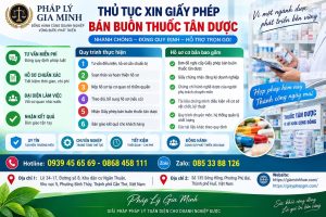 Thủ tục xin giấy phép bán buôn thuốc tân dược