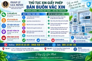 Thủ tục xin giấy phép bán buôn vắc xin
